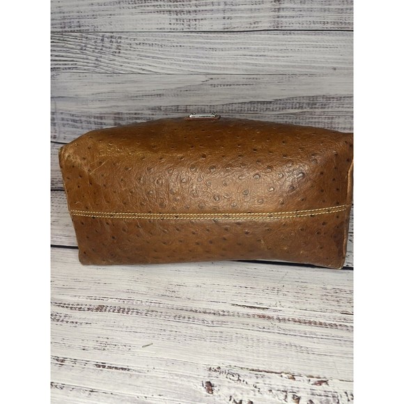 Dooney & Bourke Ostrich Leather Hobo Shoulder Bag GUC $348 - Picture 12 of 16